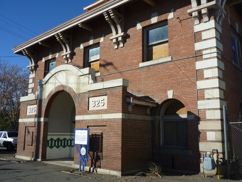 N.C.O. Railroad Depot at 325 E. Fourth St.