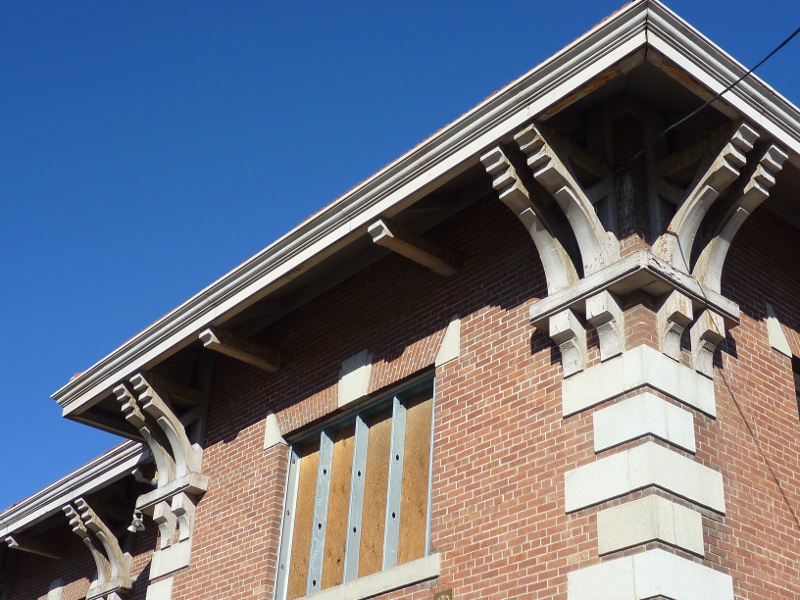 Upper part of the N.C.O. Railroad Depot